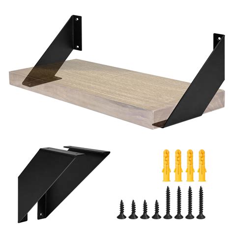 8 inch metal shelf brackets|ceiling mounted floating shelf brackets.